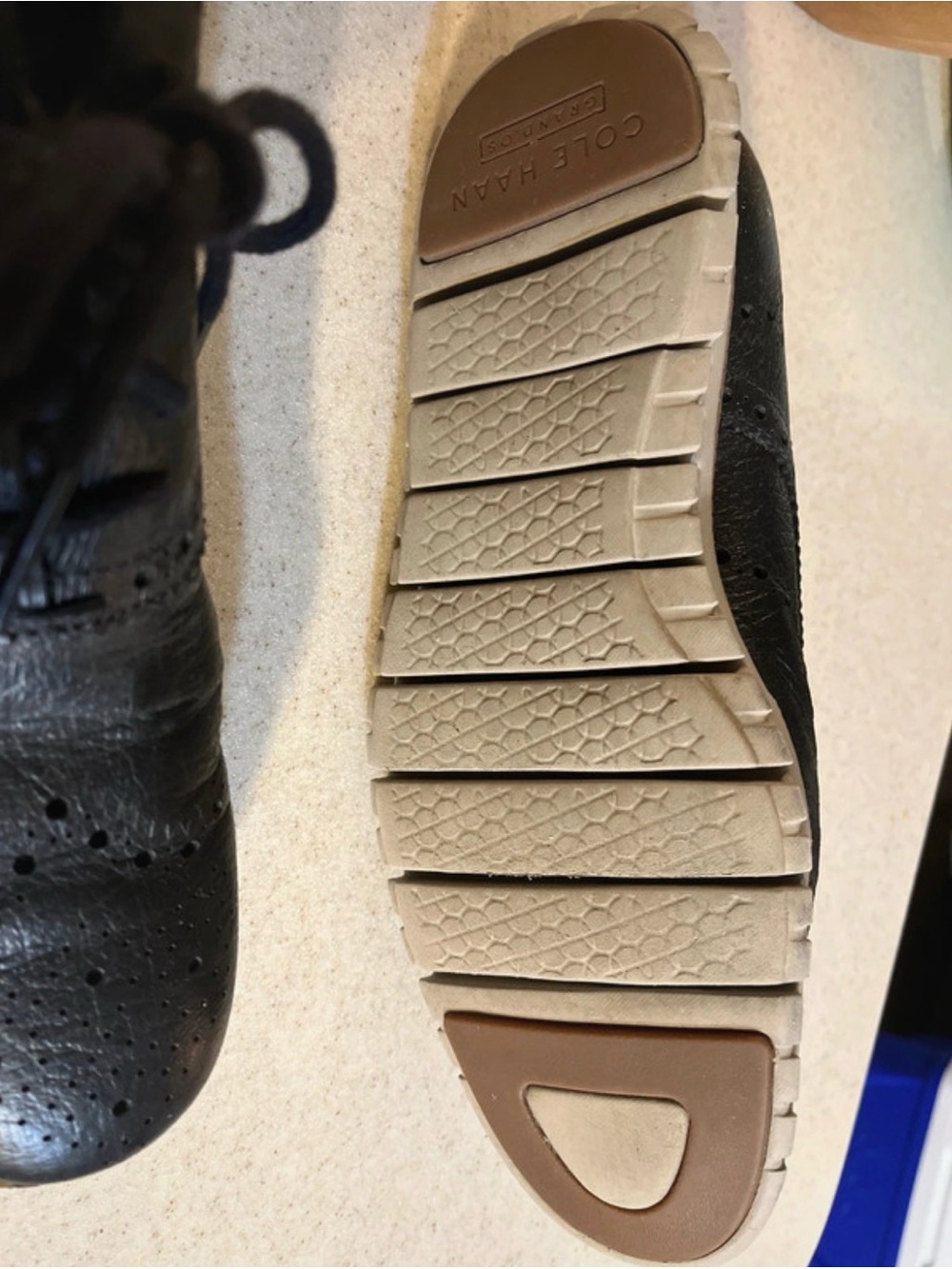 Cole Haan Men’s Zerogrand wingtip shoes - Picture 10 of 12